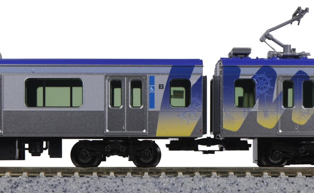 KATO N Gauge Yokohama Minatomirai Railway Y500 Series with Additional Model Train Antennas, 8-Car Set, 10-1996,
