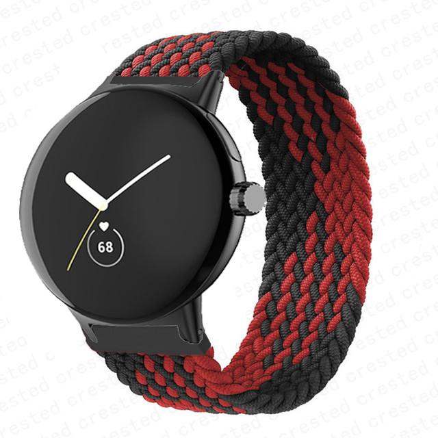 Плетеный Solo Loop для ремешка Google Pixel Watch Аксессуары для умных часов Эластичный нейлоновый ремешок Браслет correa Pixel Watch Active band