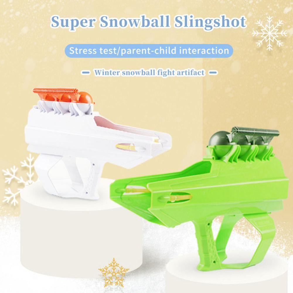 Plastics Children Snow Ball Launcher Snowball Maker Mold 2IN1 Outdoor Snowball Toy Snowballs Fight