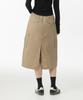 Musinsa Standard Woman Women'S Cargo Elastic Midi Skirt [Beige]
