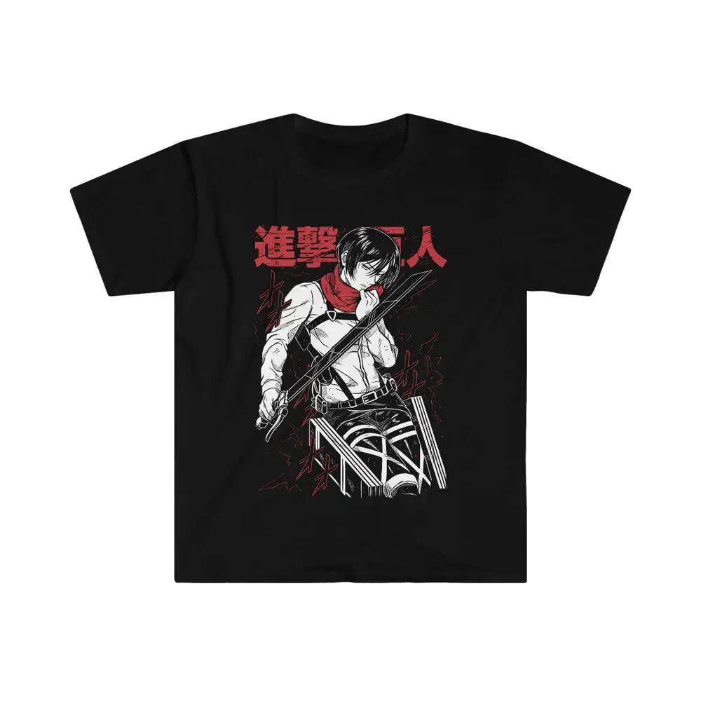 Атака титанов Shingeki No Kyojin Аниме AOT Футболка Футболка Мягкая футболка Графические футболки Женская одежда Графические футболки Y2K Топ