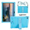 Kids Silicone Case For Lenovo Tab 10.1 2025 TB311XU K10C TB311FU 10.1" Anti-drop Stand Case With Shoulder Strap Tablet Cover