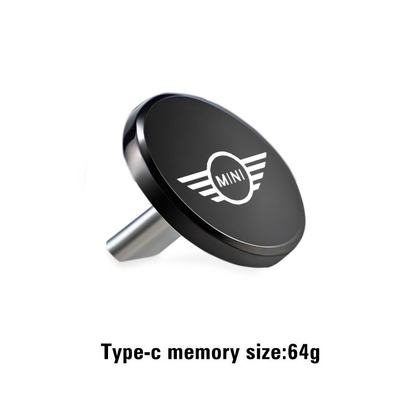 USB-накопитель в виде значка автомобиля большой емкости Автоаксессуары Для MINI Cooper R56 F56 R50 JCW Cabrio Aceman Countryman Clubman Roadster