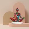 2D/Flat Yoga Woman DIY Table Top Diamond Painting Ornament Kits 5D DIY Diamond Art Tabletop Decorations Bedroom Table Decoration