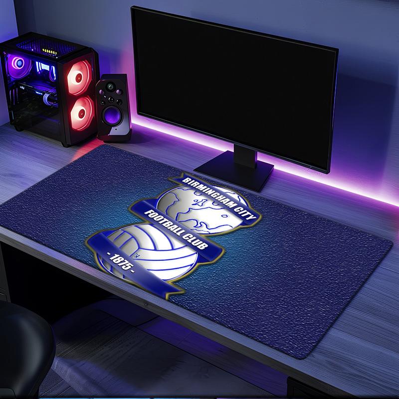 Birmingham City Football Club mouse pad, rubber base, esports desk mat, mouse pad for gamers and office use, gaming desk , easy to clean mat