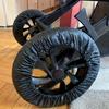 4Pcs Baby Stroller Wheel Cover Dustproof Wheelchair Tire Protector Infant Pushchair Pram Wheel Anti-Dirty Case High Quality