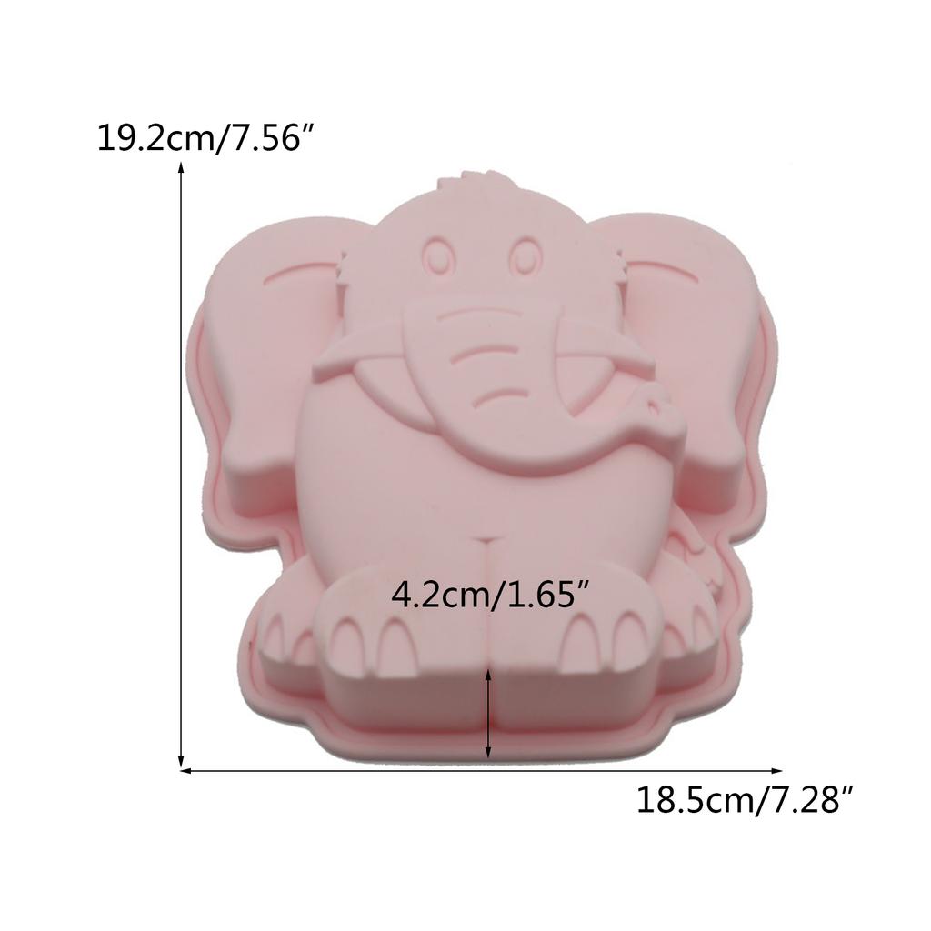 Силиконовая форма для торта в форме слона, ручная работа, форма для хлеба, силиконовые формы, инструменты для торта, мультяшная форма для детского душа