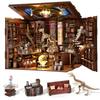 MiniCity DIY Набор для книжной полки Домик для кукол 3D Миниатюрный домик Декорация для книжной полки из дерева со светодиодной подсветкой Идеальный подарок для подростков и