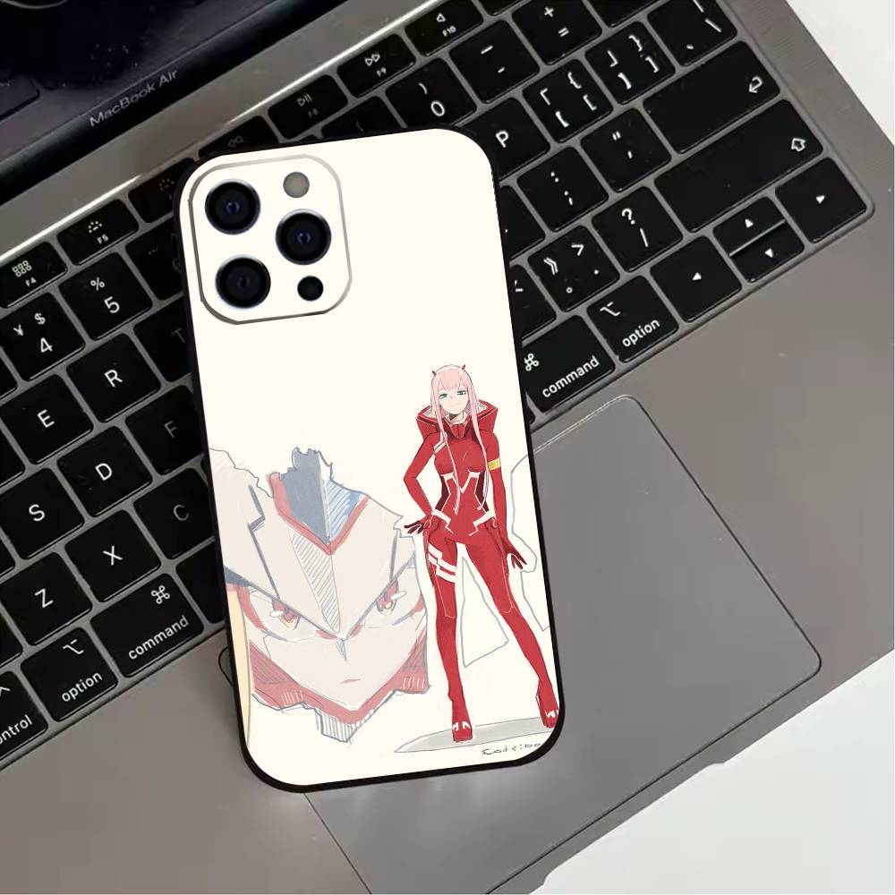 Z-Zero T-Two Anime Phone Case For iPhone 17,16,15,14,13,12,11 Plus,Pro Max,XS,Soft Silicone Black Cover