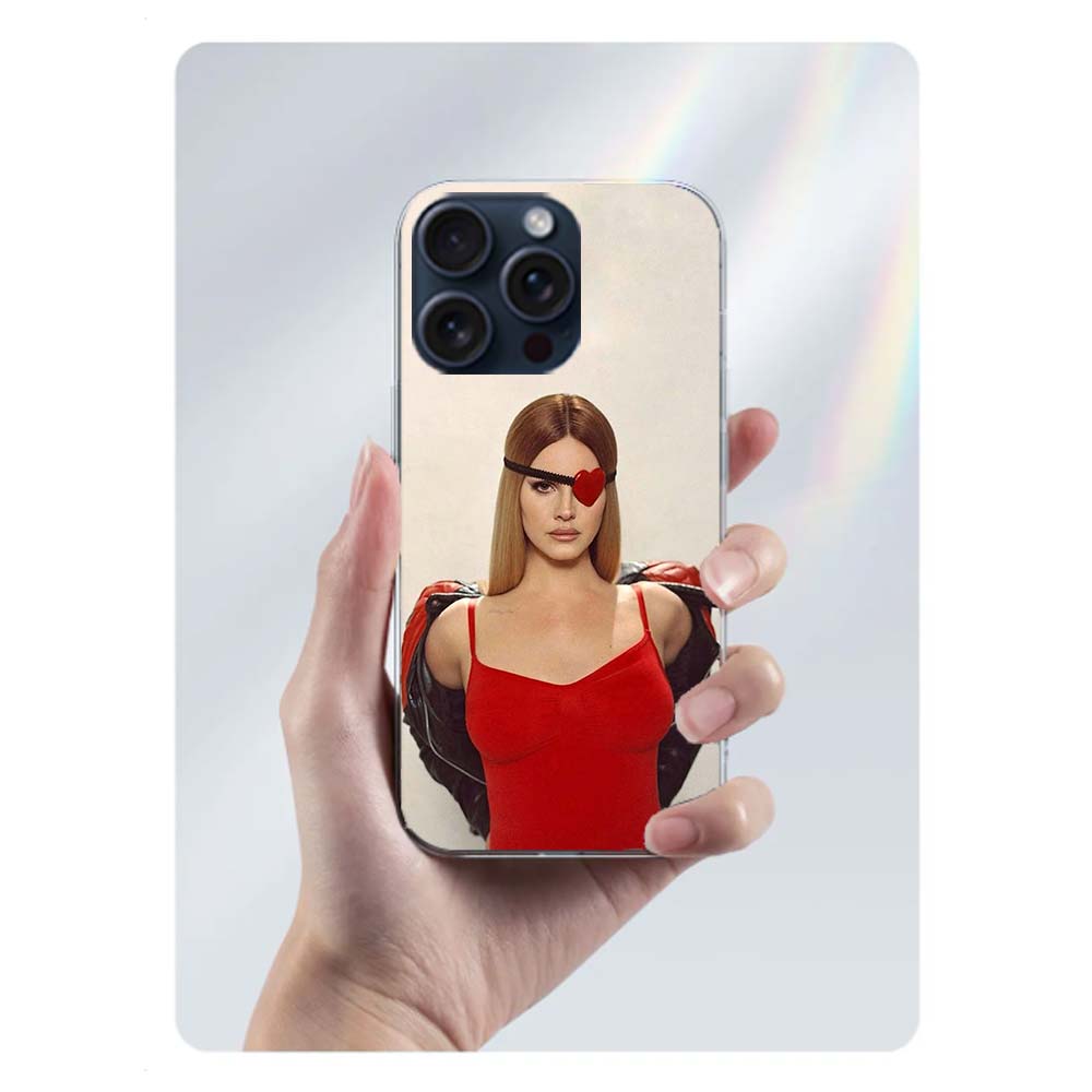 Чехол для телефона Lana D-Del Rey Clear для iPhone 17 Air 16 Pro Max 15 Pro 14 Plus 17E 16E 11 13 12 Mini Чехлы Fundas Cell