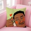 Funny Funny Characters Cushion Cover Pillow Case Soft Skin Friendly Fabric  Concealed Zipper