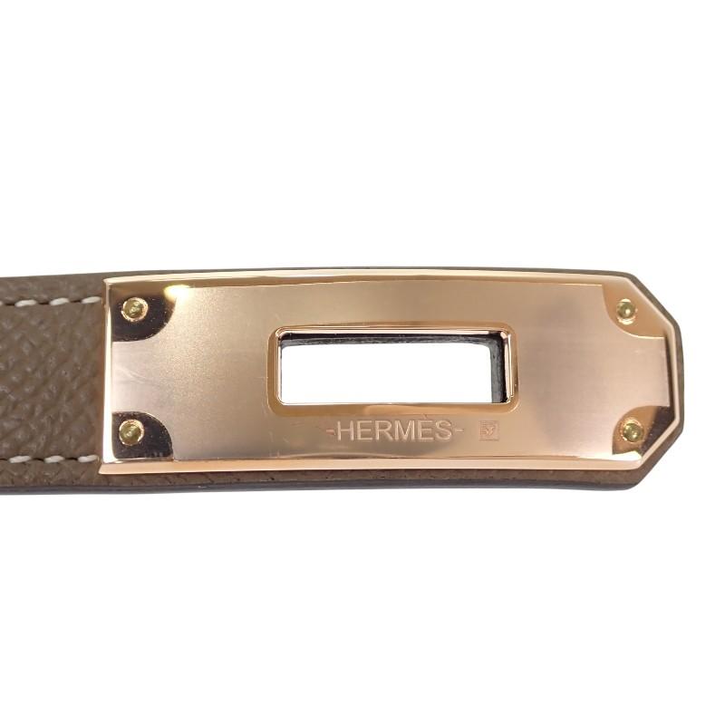 HERMES  H069853CD01  belt beige/Etope Epsom Women