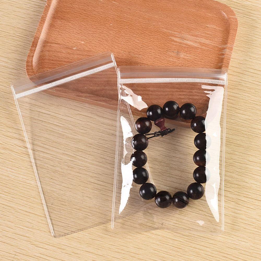 Мешочки для хранения ожерелий, браслетов, колец, Ювелирный мешочек, Пакеты с застежкой-молнией, Самозапечатывающийся пакет, ПВХ-пластик