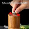 8-дюймовая деревянная мельница для соли и перца из акации, бытовая ручная бутылка для приправ, регулируемая герметичность, мельница для перца, кухонный инструмент