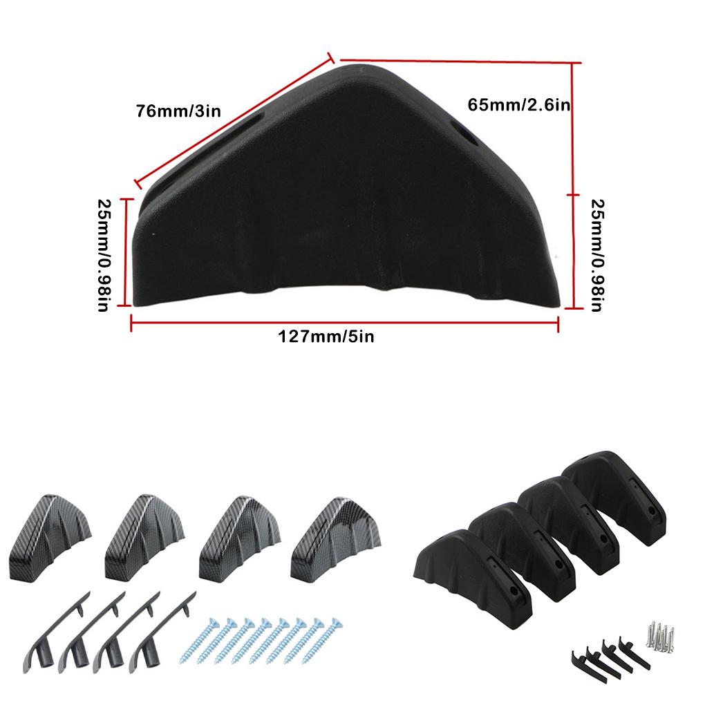 Универсальные диффузоры заднего бампера автомобиля, сменные спойлеры для автомобиля, модифицированные аксессуары для украшения автомобиля