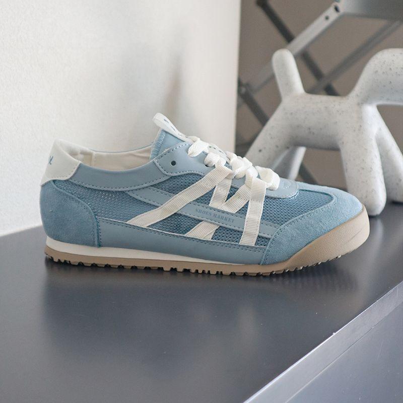 Женские сетчатые весенне-летние сетчатые дышащие повседневные кеды для скейтборда тонкие розовые