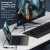 Карта захвата видео для игр Type C+USB на HDTV 4K 30 Гц 1080P 60 Гц Регистратор Видеокамера для видеоигр Конвертер с низкой задержкой
