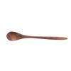 Ishida Long Spoon, Lacquered, Natural Wood, Dimensions: 18 x 2.8 x 0.8 cm