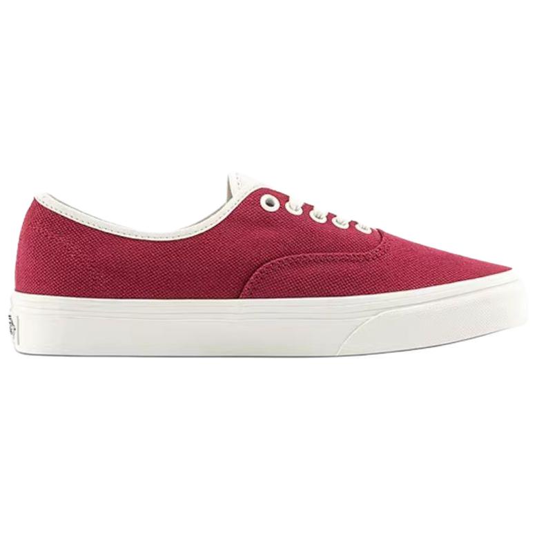 Vans Authentic Unisex Low Top Skate Shoes Dark Red VN000D7YSQ5