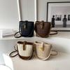 Today's Popular Small Bag Women's New Fashion Shoulder Messenger Bag Texture Portable Bucket Bag