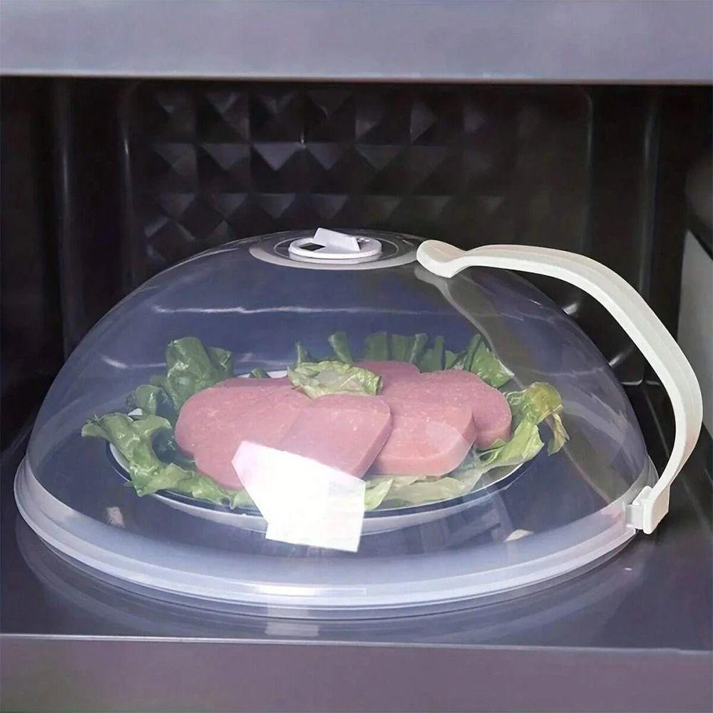 with Steam Vent and Handle Microwave Splash Cover Microwave Splatter Cover Meal Prep