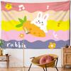 Colorful Cartoon Animal Tapestry Wall Hanging Hippie Bohemian Lovely Fresh Polyester Printing Children's Bedroom Home Decor