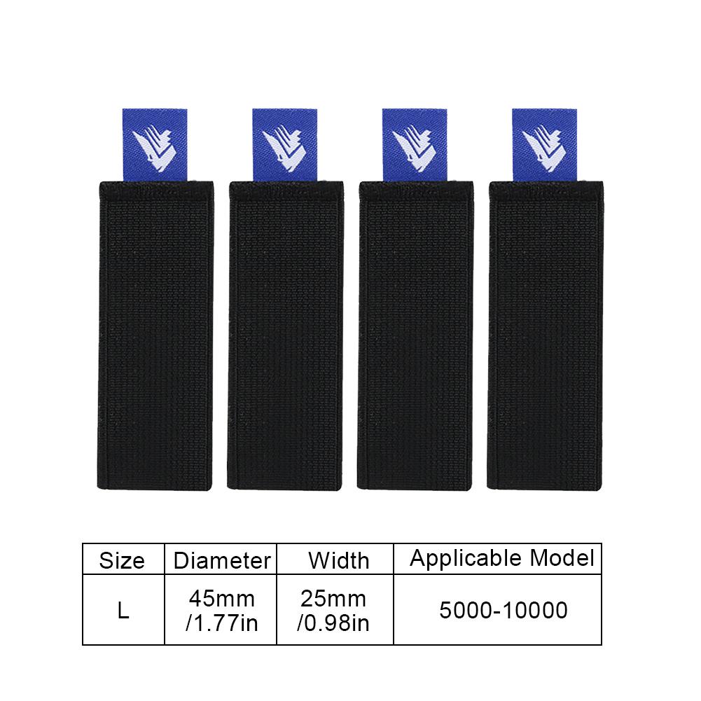 4Pcs Fishing Reel Spool Cover Elastic Fishing Reel Protector Belt Spinning Wheel Band Outdoor Fishing Tool