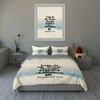 Inspirational scripture text Bedding Duvet cover sets Duvet covers Pillowcases gifts (1 * Duvet Cover 2 * Pillowcases, without duvet insert)