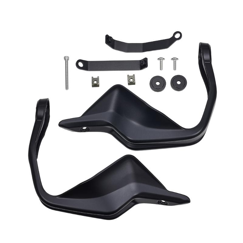 Motorcycle Hand Protectors For XL750 PP Shell And Steel Mounting Bracket Handguard For Windshield And Debris Defense