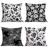 Simple Plant and Flower Pillowcase Home Cushion Pillowcase Decoration
