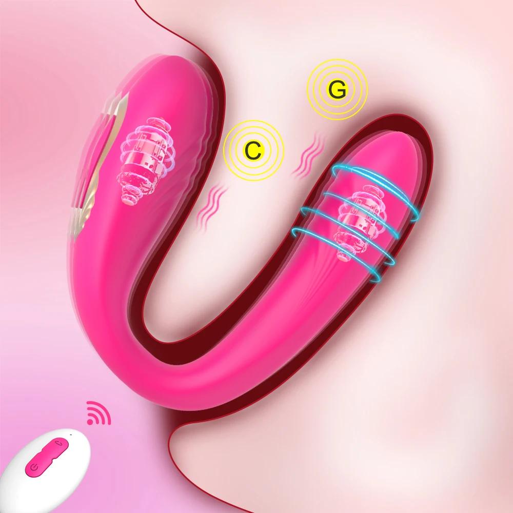 Беспроводной вибратор для пар для женщин с дистанционным управлением, стимуляция клитора, массаж точки G, носимые вибрирующие секс-игрушки для взрослых