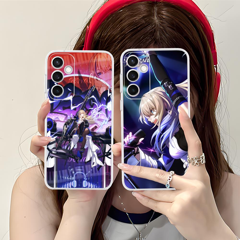 Прозрачный чехол HSR Serval для Samsung Galaxy S25 S24 S23 S22 S21Plus FE Ultra Цветная накладка