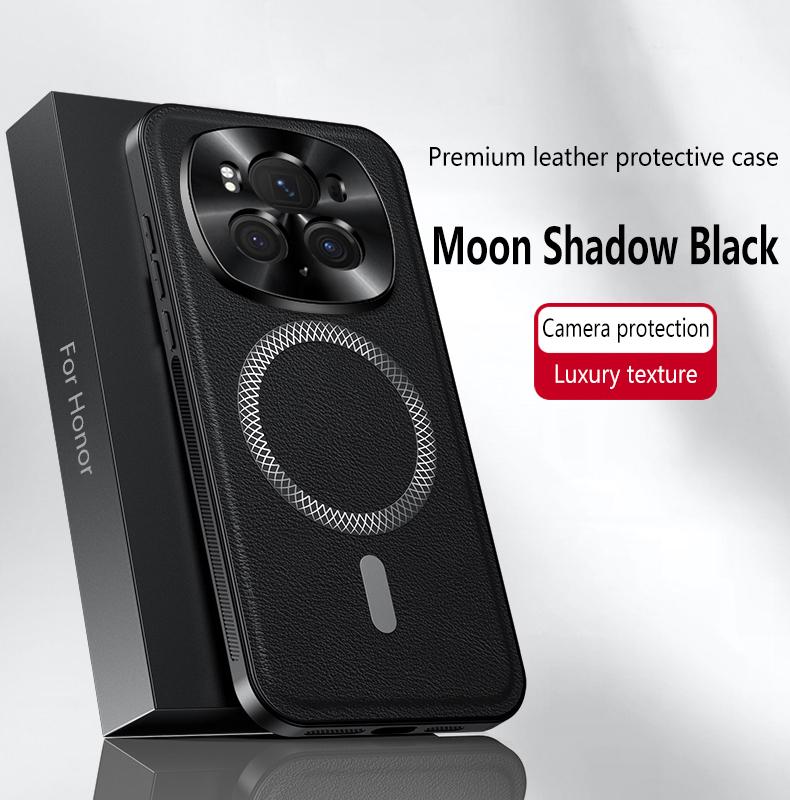 Для Honor Magic 6 6 Pro 5 5 Pro кожаный чехол-книжка с полной защитой, магнитный, водонепроницаемый, противоударный, с защитой от отпечатков пальцев