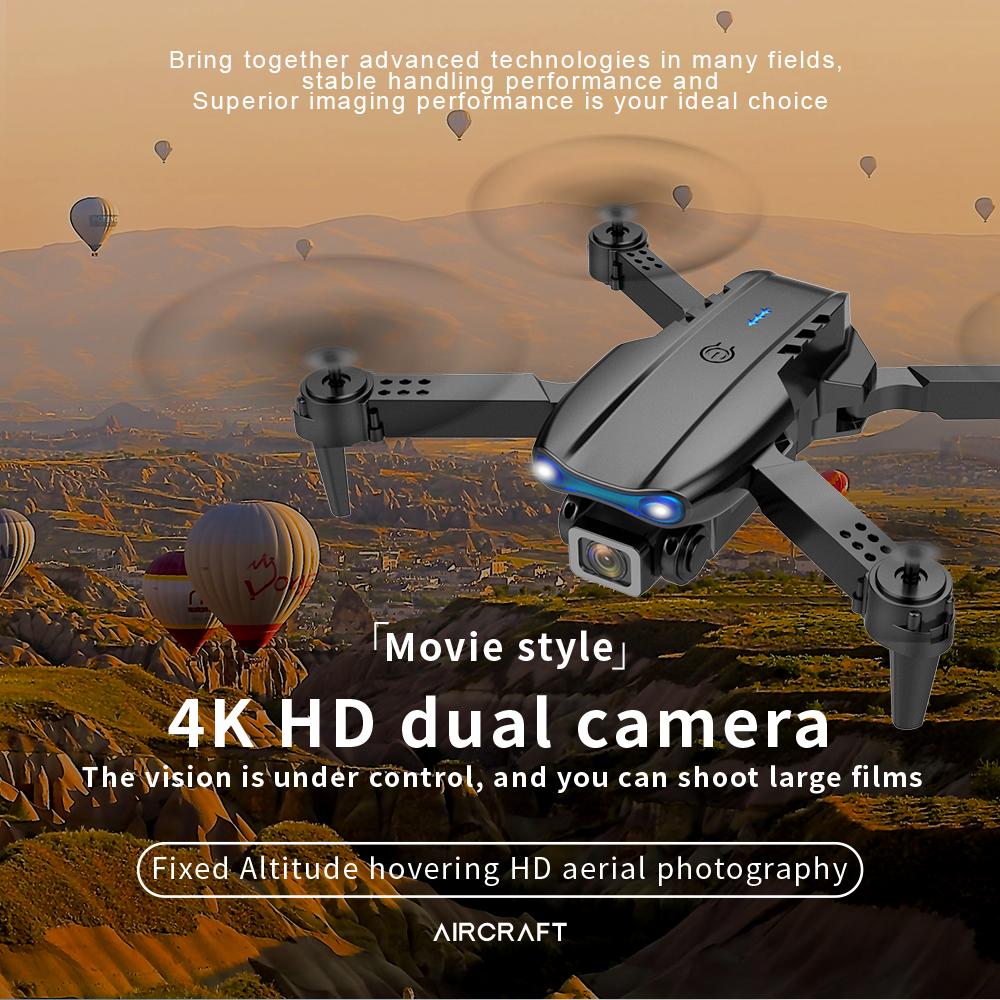 Новый E99 Pro RC Мини Дрон 4K с одной/двойной камерой WIFI FPV Складной квадрокоптер Профессиональный вертолет для аэрофотосъемки игрушка в подарок для