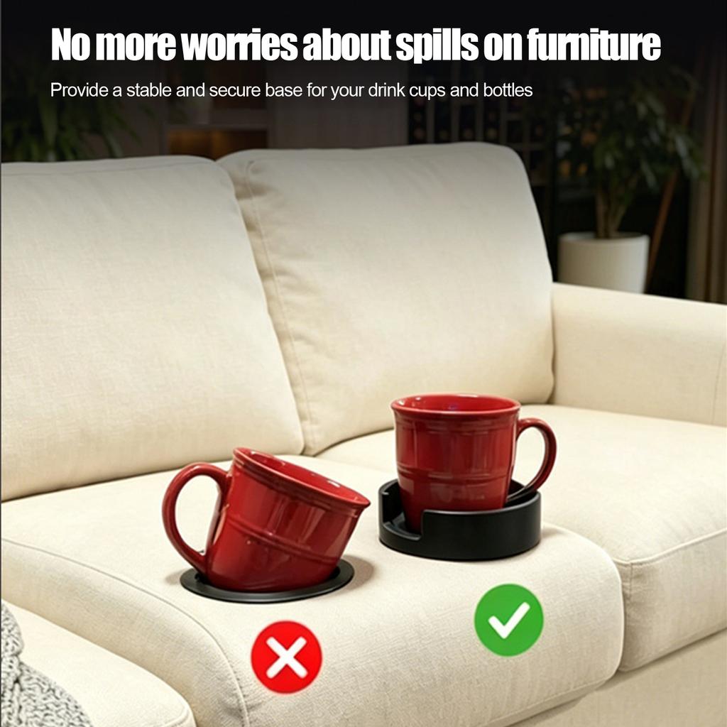 Sofa Cup Holder Adapter Expander Fits 3 6 Inch or 4 Inch Cup Holders Compatible with Large Cups Spill Prevention