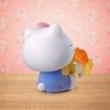 Rowtashii Noise mofamofy Sanrio Hello Kitty 90 мм ПВХ АБС Нейлон Окрашенный Полная Фигурка (Шум Роуташи) приблизительно. & &
