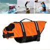 Dog Life Jacket, Reflective&Adjustable Dog Life Vests Large Float Orange Pet Swimwear,Cat Apparel Accessories For Small And Medium Dogs Swimming