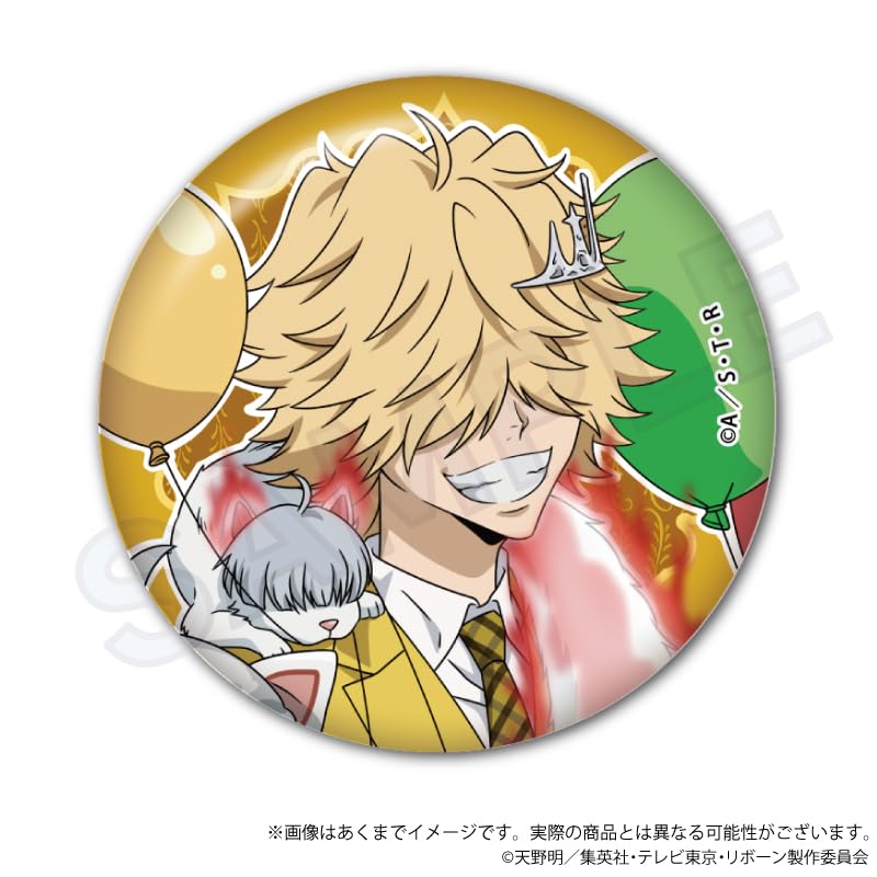 Y Line Katekyo Hitman Торговые значки Животное Воздушный шар Коробка REBORN! увидеть. 57мм Жесть/Бумага 7 штук