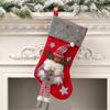 Снеговик Рождественский Подарочный Носок Санта Подарочный Мешок Мешок Конфет Рождественский Чулок Рождественский Декор