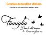 Наклейка на стену Гостиная Буква Наклейка на стену Спальня ПВХ Английские слова Декор Домашнее украшение