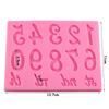 Silicone Alphabet and Number Mold Set for Cake Decorating Chocolate Fondant Candy Letters Numbers Symbols DIY Baking Tools