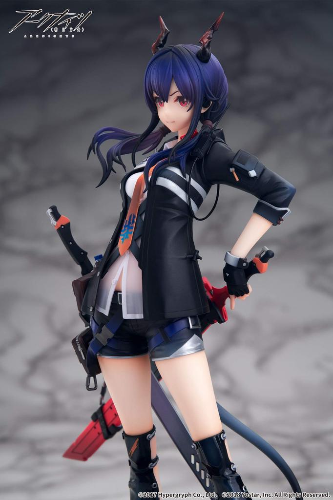 Фигурка Чена из Arknights, масштаб 1/7, ПВХ/АБС, окрашенная.