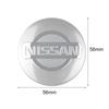 For Nissan ArR44pcs/set 56mm Car Wheel Center Hub Caps Stickers For Nissan  Tiida Nismo Teana GTR 350Z 240SX 370Z Versa Almera  Auto Dekoration