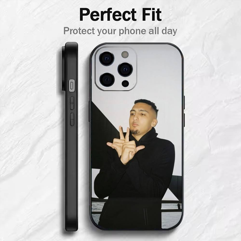 M-MoradS M-MDLRs Модный Уличный Чехол Для Телефона Для iPhone17,16,15,14,13,12 Plus,Max Мягкий Силиконовый Черный Чехол