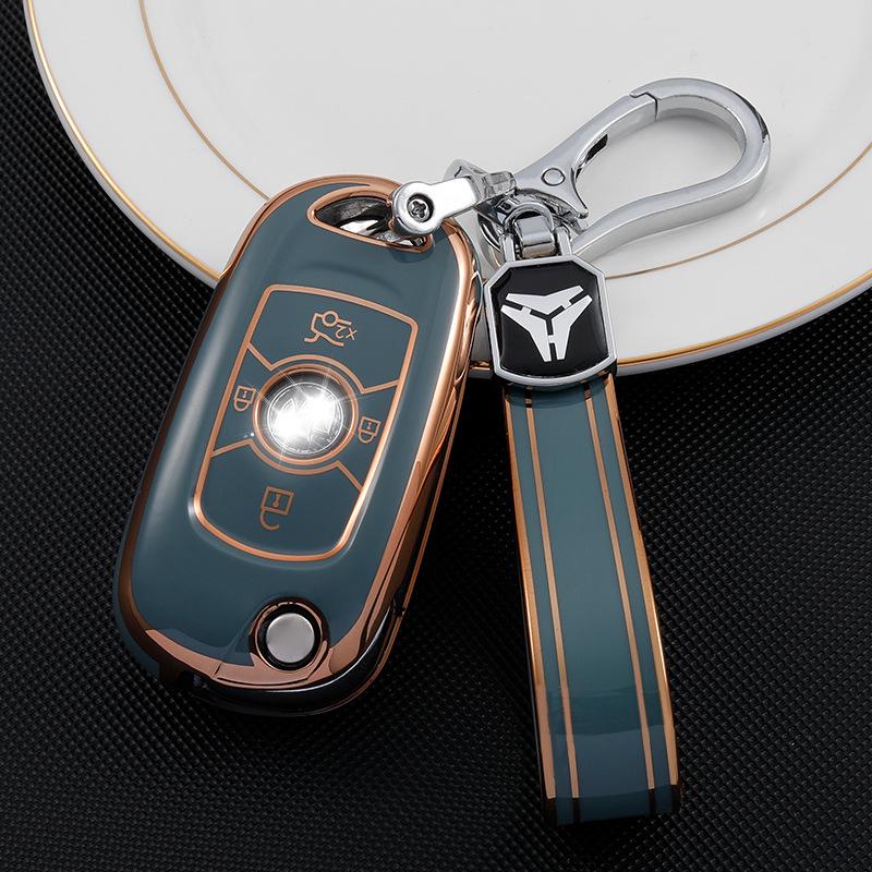 Buick Verano/Excelle Pro Key Cover 2018/2020: Protective Shell with Keychain for Men & Women