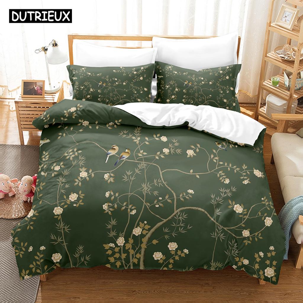 New 3D Plum Blossom Sakura Bedding Sets Duvet Cover With Pillowcase  Children  Twin Full Queen King Bedclothes