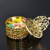 Handheld Gold Hollow Box European Style Packaging Gift Box Candy Container Box  Wedding Table