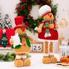 Cute Gingerbread Man Stretchable Ornament For Cheerful Christmas Home Decoration