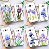 Чехол Blue Iris Flower для Samsung Galaxy J4 J6 Plus 2018 J8 A6 A7 A8 A9 J1 A3 A5 2016 J3 J5 J7 2017