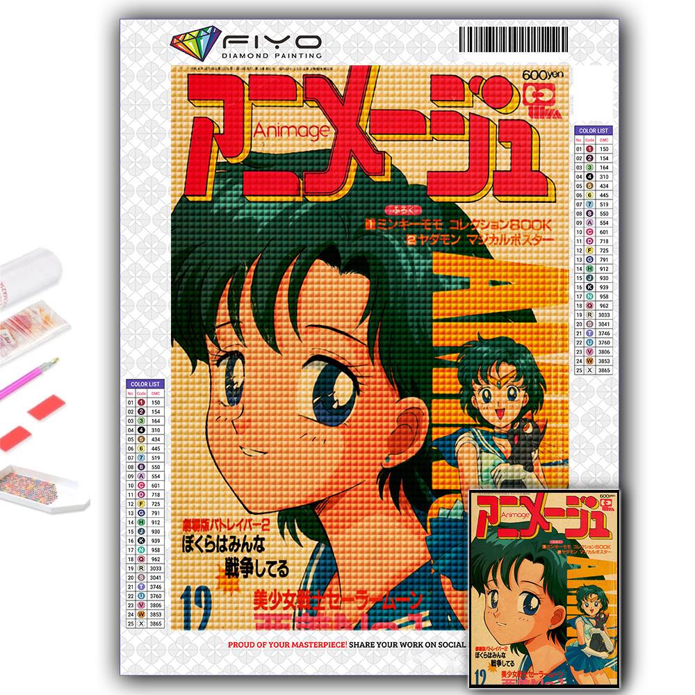 5D Алмазная картина Сейлор Мун DIY Алмазная вышивка Горный хрусталь Украшение дома